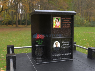 Двухъячеечный колумбарий с местом под вазу ДКВ-220